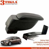 3 Tıkla Renault Clio 4 Hb 2016 Delmesiz Çelik Ayaklı Siyah Kolçak