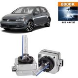 3 Tıkla Volkswagen Golf 7 D3S / D3R 8000K Buz MavisiHID Xenon Ampul 2 Adet