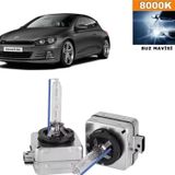 3 Tıkla Volkswagen Scirocco 2015-2017 D3S / D3R 8000K Buz Mavisi HID Xenon Ampul 2 Adet