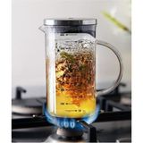3 Ü 1 Arada Ateşe Dayanıklı Cambu French Press Demlik 750 ml