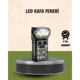 3 Ü 1 Arada LED Far Şarj Edilebilir Sensörlü Manyetik 10 Saat Kullanım ( Lisinya )