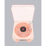 3-Ü-1 Gece Işığı Bluetooth Hoparlör ve Dijital Saat Vintage Plak Çalar Tasarımlı Nemere