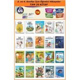 3. ve 4. Sınıflar Için Öğretici Hikayeler 20 Kitap Set (Sevimli - Öğretici)