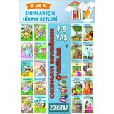 3.ve 4.sınıflar Için Okuma Alışkanlığı Kazandıran Mükemmel 20 Li Hikaye Seti - Hayır