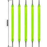 3 Volt 360MM Turkuaz Esnek LED Filament Retro Tungsten Görünümlü Dekoratif Filament (5 Adet)