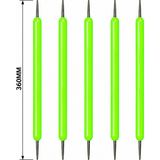 3 Volt 360MM Yeşil Esnek LED Filament Retro Tungsten Görünümlü Dekoratif Filament (5 Adet)