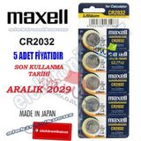 3 Volt Cr2032 Lityum Dugme Para Pil (Bıos-Kepenk-Kumanda-Hesap Makınası Lıthıum Pılı) 3V Para Pıl