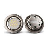 3 Watt Gömme Led Spot 220v Gün Işığı Dolap İçi & Mutfak Altı Aydınlatma Gümüş
