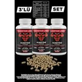 3 x 30 Caps Nungtime Men’s Erkekler Için Bitkisel Besin Takviyesi Health Support - Kırmızı Ginseng & Horny Goat Weed - 3 Kutu x 30 Capsule