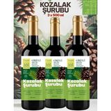 3 x 500 ml Kozak Bergama Vakfı Kozalak Şurubu Giritli Metin Efendi - 1512 gr