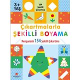 3 + Yaş Çıkartmalarla Şekilli Boyama