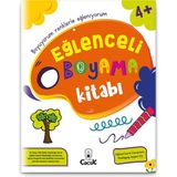 3+ Yaş "Eğlenceli Boyama Kitabı" Eğlenceli Ve Eğitici Okul Öncesi Çocuk Beceri Gelişimi Etkinliği