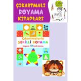3 Yaş Ve Üzeri Çıkartmalarla Şekilli Boyama (146 Şekilli Çıkartma)