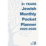 3+ Years Jewish Monthly Pocket Planner 2025-2028 (Av 5785 - Tevet 5789): Covers a 41-Month Span from August 2025 to December 2028 And Includes Hebrew ... Parsha Readings, Omer Count, and More
