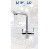 3 Yollu Musluk Arıtıcı Musluğu Krom Arıtmalı Mutfak Bataryası