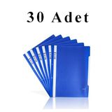 30 Adet A4 Mavi Telli Dosya 1 Paket Ekonomik Kaliteli Telli Dosya Ofis Buro Okul