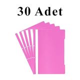 30 Adet A4 Pembe Telli Dosya 1 Paket Ekonomik Kaliteli Telli Dosya Ofis Buro Okul