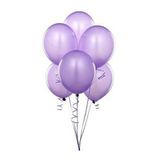 30 Adet Açık Mor- Lila Metalik UçanÖzellikli Balon
