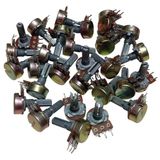 30 Adet B500r B500ω Potansiyometre 500 Ohm Pot (Somunsuz Ve Pulsuz)