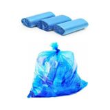 30 Adet Büyük Boy 65X80 cm Çöp Torbası Mavi Çöp Poşeti (1 Paket 10 Adet)