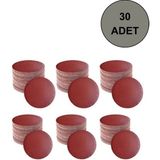 30 adet cırt zımpara spiral avuç ıçi taşlama 115 mm 60-80-100-150-220-240