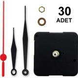 30 Adet, Duvar Saat Mekanizması, Sessiz, 10 Mm Şaft, Saat Motoru, Diğer