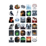 30 Adet Game Of Thrones Temalı Sticker Seti - Laptop Defter Telefon İçin