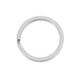 30 Adet Gümüş Renk 3 cm Metal Anahtarlık Halkası