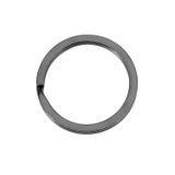 30 Adet Platin Renk 3 cm Metal Anahtarlık Halkası