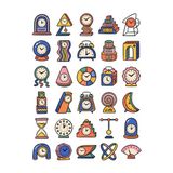 30 Adet Postmodern Masa Saati Sticker Seti - Laptop, Ajanda, Telefon Kılıfı