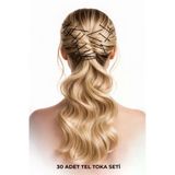30 Adet Siyah/Black Tel Toka