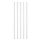 30 cm 11 mm Kalın Silikon Çubuğu 5'li Paket Şeffaf Sıcak Silikon Yapıştırıcı Çubuk Silikon Tabancası Uyumlu Güçlü Yapışma Hobi El Sanatları Ahşap Plastik Karton Kumaş İçin