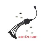 30 cm. 4 Pin To 5x 4 PİN ARGB FAN LED Çoklayıcı Çoklama Splitter