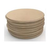 30 cm 6 Adet Naturel Ahşap Supla Tahtası Ham, Beyaz ve Ahşap Mdf Ahşap - Pembe