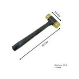 30 cm Kauçuk Saplı Boyasız Göçük Düzeltme Tokmağı, Pdr Tokmak - Sc-08