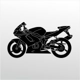 30 cm Kawasaki Folyo Sticker