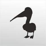 30 cm Pelikan Folyo Sticker