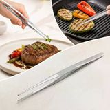 30 cm Profesyonel Şef Cımbızı, Metal Cımbız Maşa, Pişirme Çevirme Servis ve Tabak Süsleme Maşası, 1 Adet