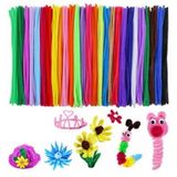 30 cm Şönil Tüylü Tel 9 Renk 25 Li Paket