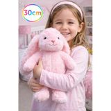 30 Cm Uzun Kulaklı Pembe Peluş Tavşan – Yumuşak Uyku Arkadaşı, Bebek Ve Çocuk Oyuncağı