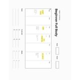 30-Day Fitness & Wellness Tracker: Track Your Workouts, Meals, Mood & More