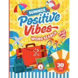 30 Font Word Search Book For Seniors: Cozy Summer Positive Vibes / Extra Large Print / Jumbo Letters - Easy To Read / 50 Relaxing Themed Puzzles / 900 Items You Can Find
