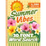 30 Font Word Search Book For Seniors: Hardcover / Summer Vibes / Relaxing Themed Puzzles / 1,350 Items You Can Find / Extra Large Print / Jumbo Easy ... Elderly Citizen - Visually Impaired Activity