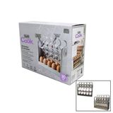 30 HAZNELİ BUZDOLABI YUMURTA ORGANİZERİ YAYLI KATLANIR RAF - ZAMAN KAYIT FONKSİYONU - RENK BEYAZ (4604)