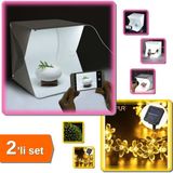 30 LED Bahçe Lambası + Çekim Çadırı - Harika 2'li Set ile Görsel Şıklık 3G4A1Z
