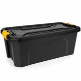30 Litre Sert Plastik Tek Bölmeli Organizer Kutu, Saklama Kabı - Ev Araba Saklama Kutusu - Ev Banyo Düzenleyici, Dolap Düzenleyici, Saklama, Kutu, Organizer, Eşya Düzenleme,Darbeye Dayanıklı