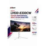 30" LM30-E330CW 2560x1080 R1500 1MS 200Hz 2xDP/2xHDMI +VESA +CURVED GAMİNG MONİTÖR