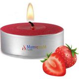 30 Lu Çilek Kokulu Kırmızı Tealight Mum - 30 Adet