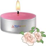 30 Lu Gül Kokulu Pembe Tea Light Mum - 30 Adet