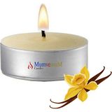 30 Lu Vanilya Kokulu Tealight Mum - Beyaz - 30 Adet